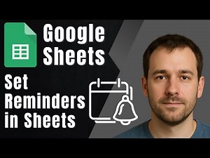 How to Set a Reminder in Google Sheets (2025 Notification & Alert Guide)