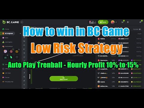 Simple Auto Strategy Play Trenball (10% - 15% Hourly Profit) - BC Game