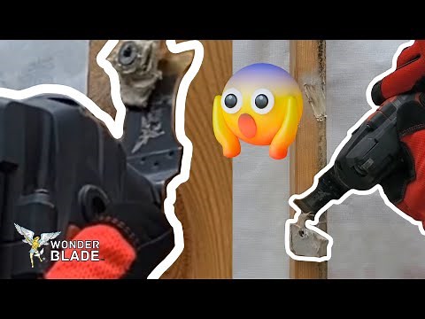 Cutting Off More Stripped Screws Off the Wall! - WonderBlade™