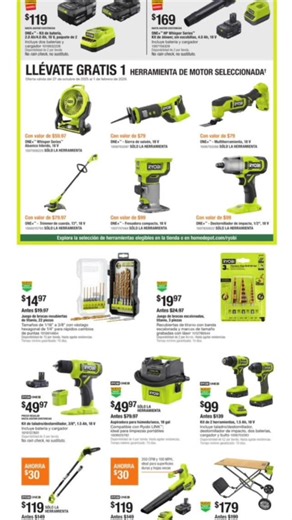 En las Tiendas Home Depot Ofertas de BLACK FRIDAY Válidas del 6 al 26 de noviembre de 2025 >>> https://tinyurl.com/2z5t44p2 | Ahorros Diarios Usando Cupones