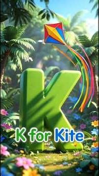 K for Kite | Letter K Phonics Song | ABC Learning for kids #kidsvideo #kidssongs #educationalvideos