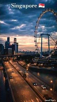 Singapore at Night | Stunning City Lights & Skyline View | Singapore After Dark | Beautiful Nights