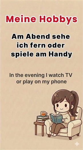 Learn A1 German – Hobbies #learngerman #germanshorts