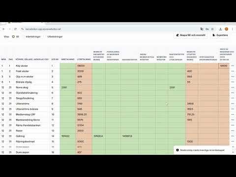 Exportera SIE-fil med Kassaboken.se