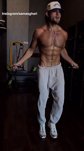 Sam Asghari shares a sweaty 'thirst trap' workout video