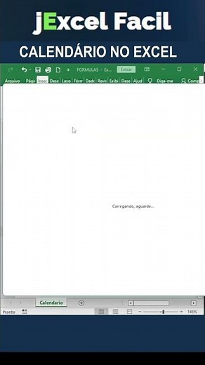 COMO FAZER UM CALENDARIO NO EXCEL AUTOMATICO E PERSONALIZADO