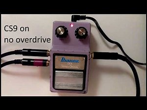 Ibanez CS9 Stereo Chorus Demo