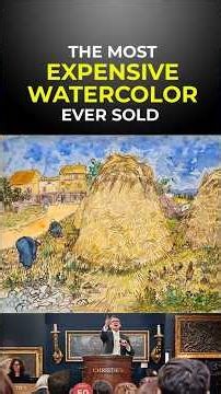 The Most Expensive Watercolor Ever Sold #shorts