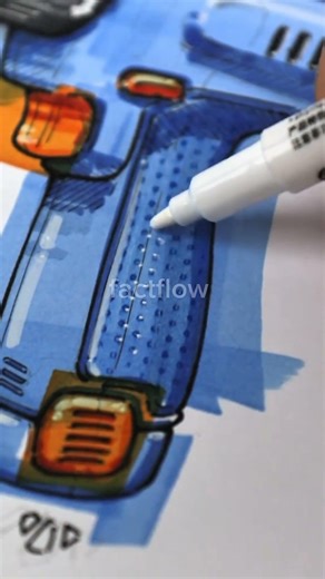 Simple Marker Rendering Technique That Brings Sketches to Life