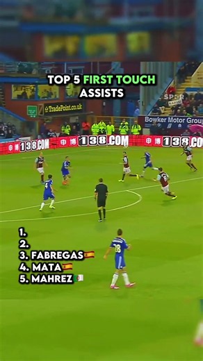 Top 5 First-Touch Assists