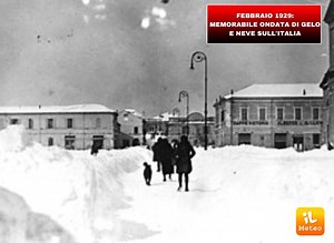 FEBBRAIO 1929 | memorabile Ondata di Gelo e Neve sull'Italia [VIDEO]
