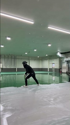 エポキシ樹脂モルタル工法仕上げ #エポキシ樹脂 #平面研磨 #施工 #uv #塗装 #職人