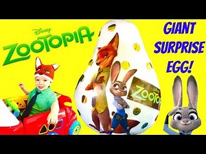 Super Giant Disney ZOOTOPIA Surprise Egg