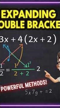 Expanding Double Brackets | GCSE & IGCSE Algebra