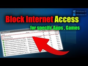 How to Block Internet for Any Program on Windows 11 2025 ( EASY )