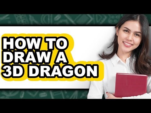 How to Draw a 3d Dragon - Easy Guide