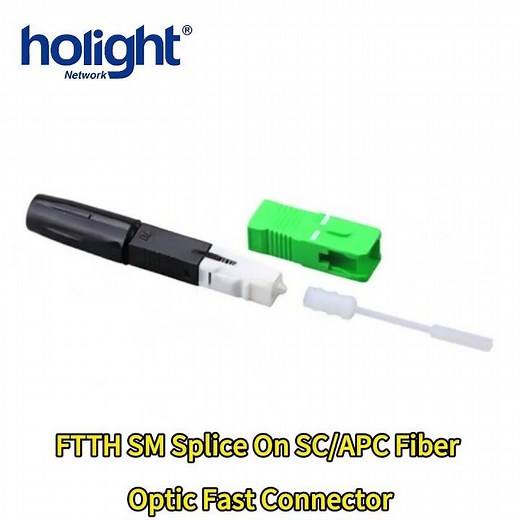 ✨FTTH SM Splice On SC/APC Fiber Optic Fast Connector