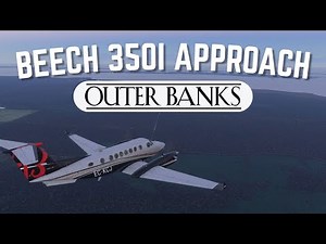Beech King Air 350i Full Approach @ Dare County Regional