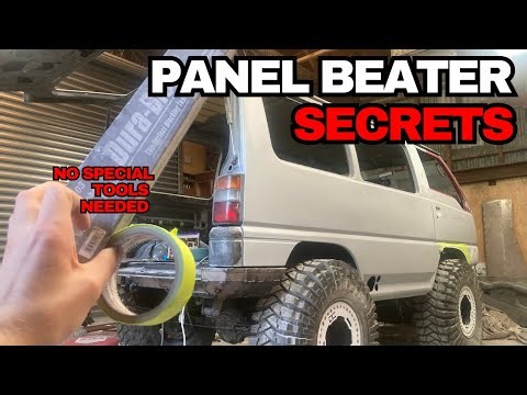 How to get straight body lines panel beating restoration