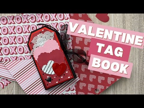 Valentine Tag Book Tutorial | Easy and Creative Gift Idea | DIY ❤️📖