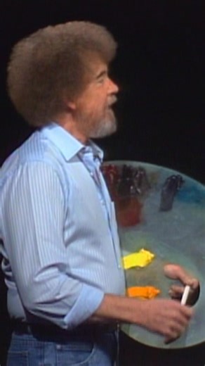 Bob transformed what he saw in front of him into art, one brushstroke at a time🎨 | "The Joy of Painting" with Bob Ross