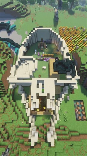 Human skull #shorts #minecraft #survival #furry #minecraftshorts #minecraftbuilding #minecraftsmp