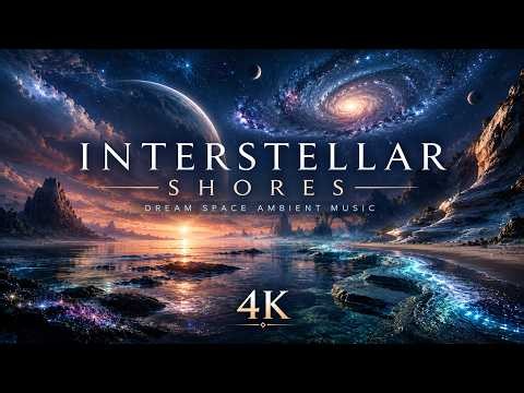 Interstellar Shores | Dream Space Ambient Music Journey Through Cosmic Landscapes | 4K