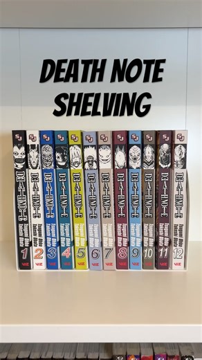 Death Note manga and figurine shelving #deathnote #anime #manga