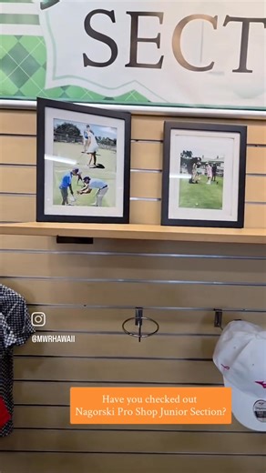 ⛳️ Have you checked out Nagorski Golf Course Pro Shop Junior Section? For more information, call us at (808) 787-4016. #fortshafter #nagorskigolfcourse #mwrhawaii #usaghawaii | MWR Hawaii