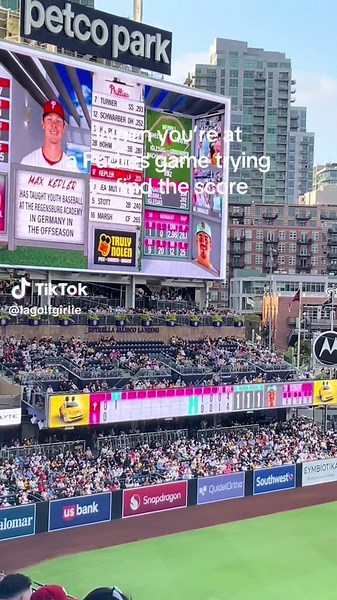 Understanding the Scoreboard at Padres Games