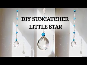 Easy suncatcher DIY tutorial for beginners Light Catcher - Little star