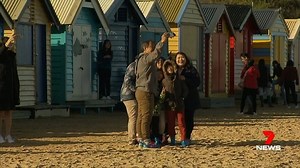 There are fears the Brighton bathing boxes could be lost to rising tides and increasingly rough seas. www.7NEWS.com.au #7NEWS | 7NEWS Melbourne