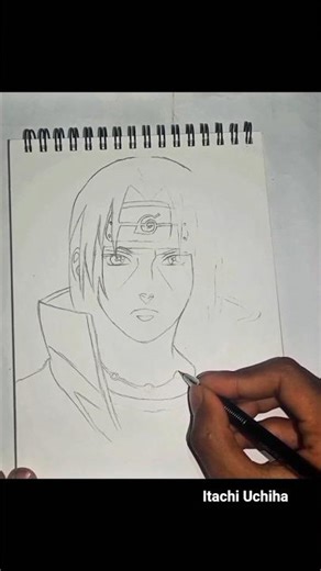 How to Draw ITACHI UCHIHA Step by Step | EASY Anime Art for Beginners
