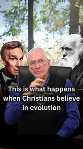 This is what happens when Christians believe in evolution. In this video, I explain why Christians who believe in evolution are actually undermining Scripture and helping the atheistic worldview. | Ken Ham