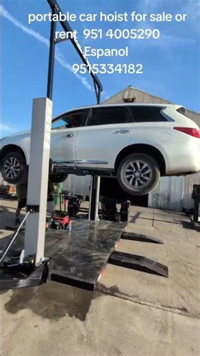 portable two post car lift #automobile #carhoist #welding