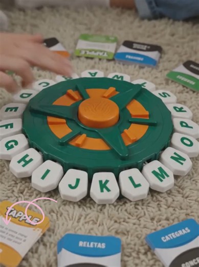 Tapple jogo de tabuleiro stop adedonha trava letras com temporizador para família e adultos. #stop #adedonha #tabuleiro #jogo #jogodetabuleiro