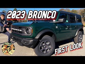 NEW 2023 FORD BRONCO BIG BEND- Offroad 4x4 SUV Walkaround, Startup & Interior: 2.7L +Hardtop