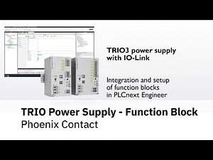 TRIO POWER power supply - Library and function blocks in PLCnext Engineer