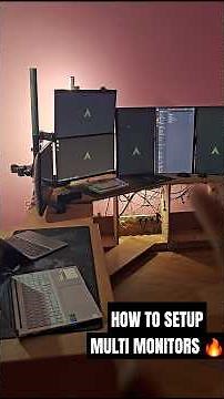 How to setup multi monitors #techie #multimonitors #graphicscard #gpu