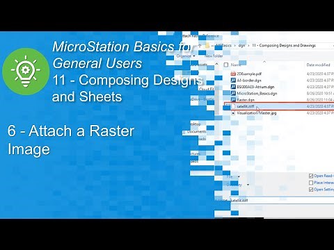 6 Attach a Raster Image