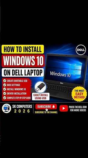 how to install windows 10 full in detail #laptop #computer #windowstips