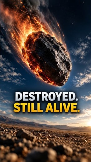 A Meteorite Can Survive Being Destroyed