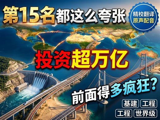 15个正在进行的宏大工程项目 ~ 投资超万亿？这些工程有多疯狂