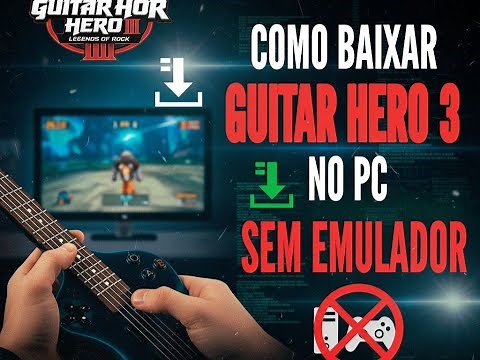 🔴Guitar Hero III🎸 Original para PC SEM EMULADOR!