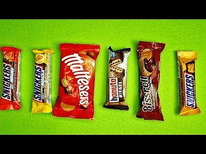 [ASMR] 6 Rare & Exotic Candy Bars Wrapper Sounds | Intense Crinkles | Snickers, Maltesers, Biscoff