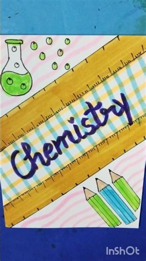 easy front page design:: project page design #chemistry #assignment #viral #shorts