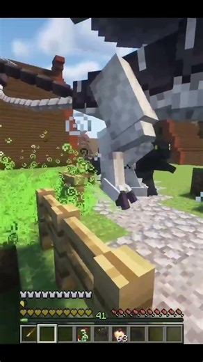 Dişsiz Vs Üçlü Darbe! 🔥 #shorts #minecraft #httyd