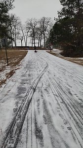 What do you do when you're stuck at home in an ice storm? Go sledding of course! Send in your videos here>> https://www.ksla.com/community/user-content/ | KSLA News 12