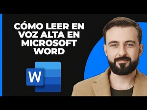 Cómo Leer En Voz Alta El Texto En Microsoft Word | Guía Paso A Paso - Tutorial Microsoft Word