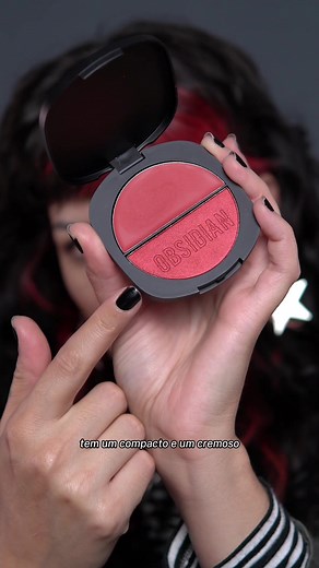 Testando Blush Duo Obsidian da Ruby Rose
